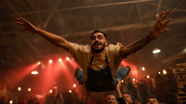 Carpenter Crowdsurfing Cinematic Advertising