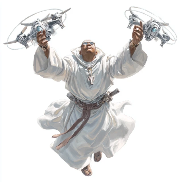 DND Cleric with Drone Hands