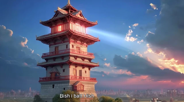Pixar Style Tower in a Beautiful Landscape