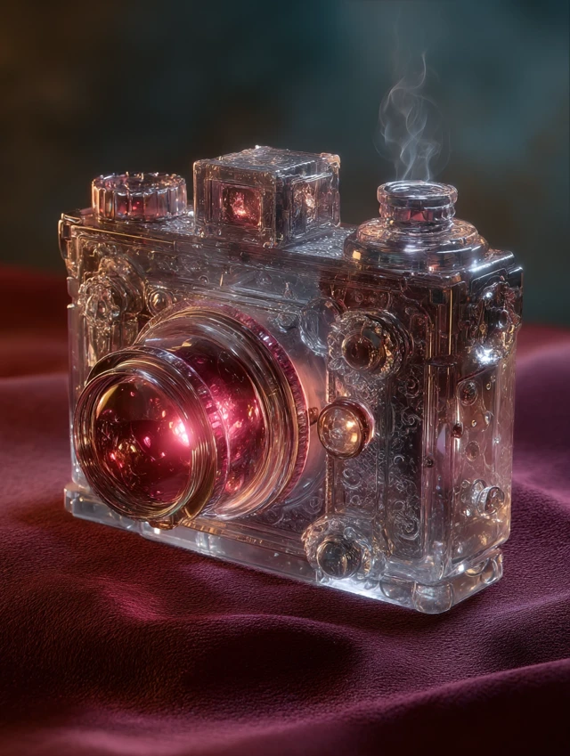 Smoky Quartz Camera Fantasy Gemstone Art