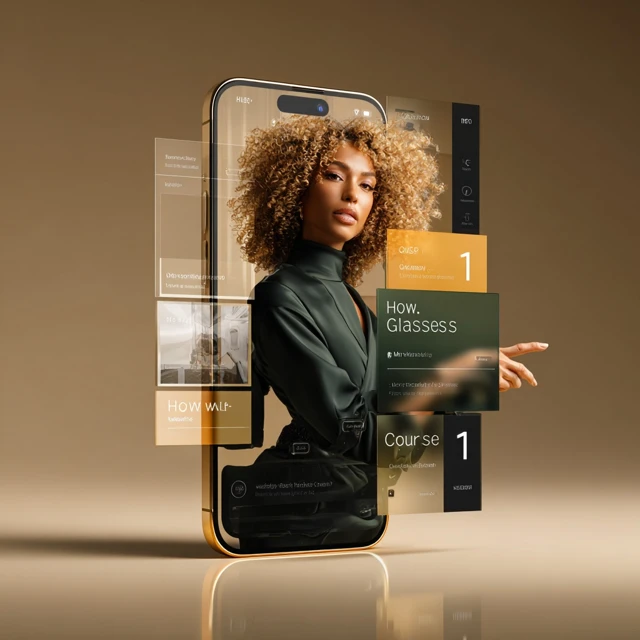 Luxury Smartphone Education Woman Course App