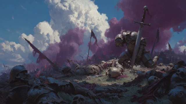 Aftermath of Battle Fantasy Art