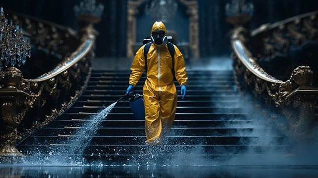 Crime Scene Cleaner in Action