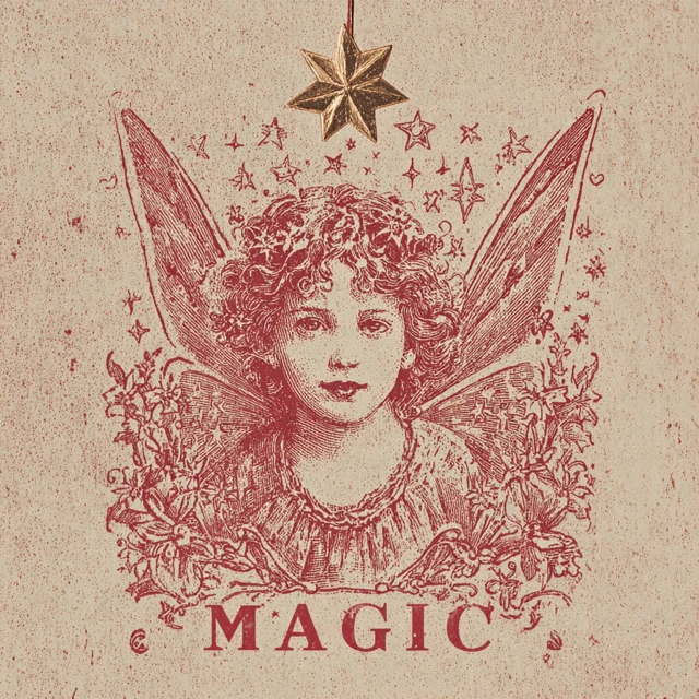 Magic Fairy Portrait Vintage Art