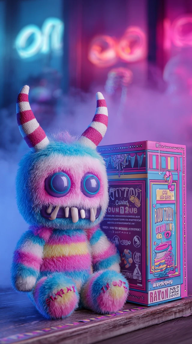 Creepy Cute Fizzik Toy Funhouse Horror Art