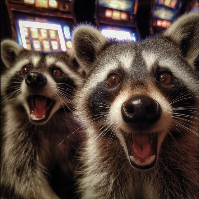 Raccoons Casino Fun Excitement Slot Machines