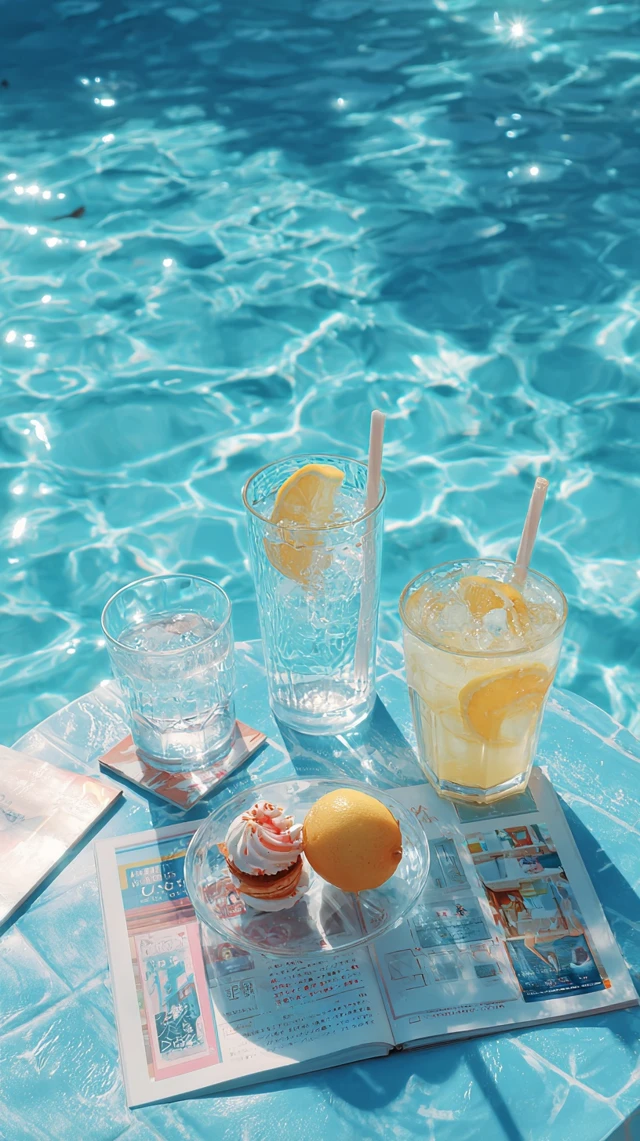 Summer Refreshments by the Pool