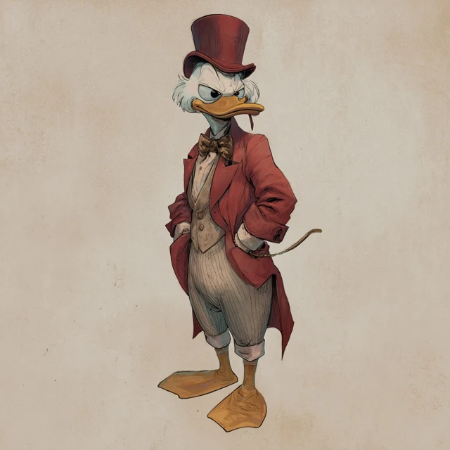 Webby Vanderquack Duck Portrait