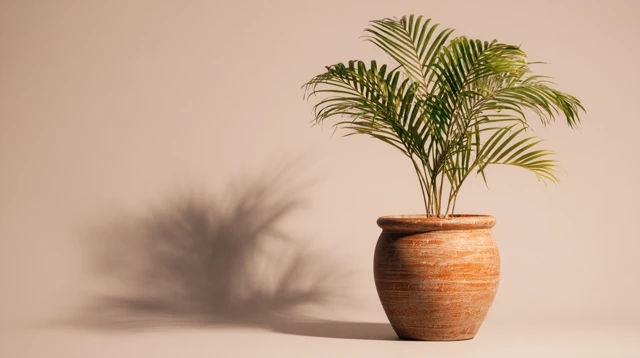 Areca Palm Pot Stock Photo Quality