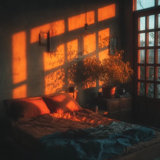 Warm Light Bedroom Cozy Interior Design