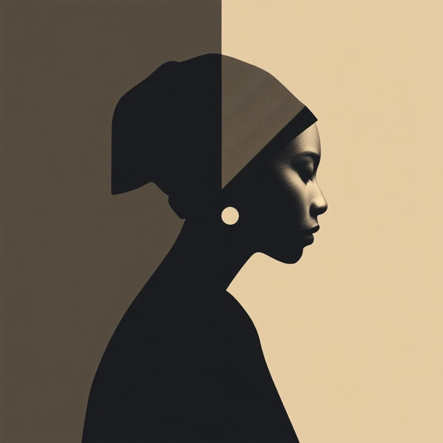 Girl with a Pearl Earring Bauhaus Inspired