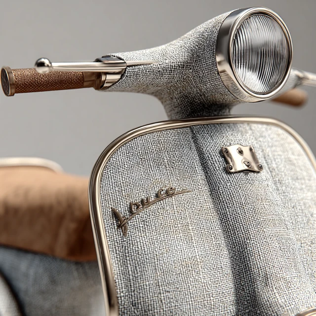 Vintage Scooter Design Minimalist Elegance