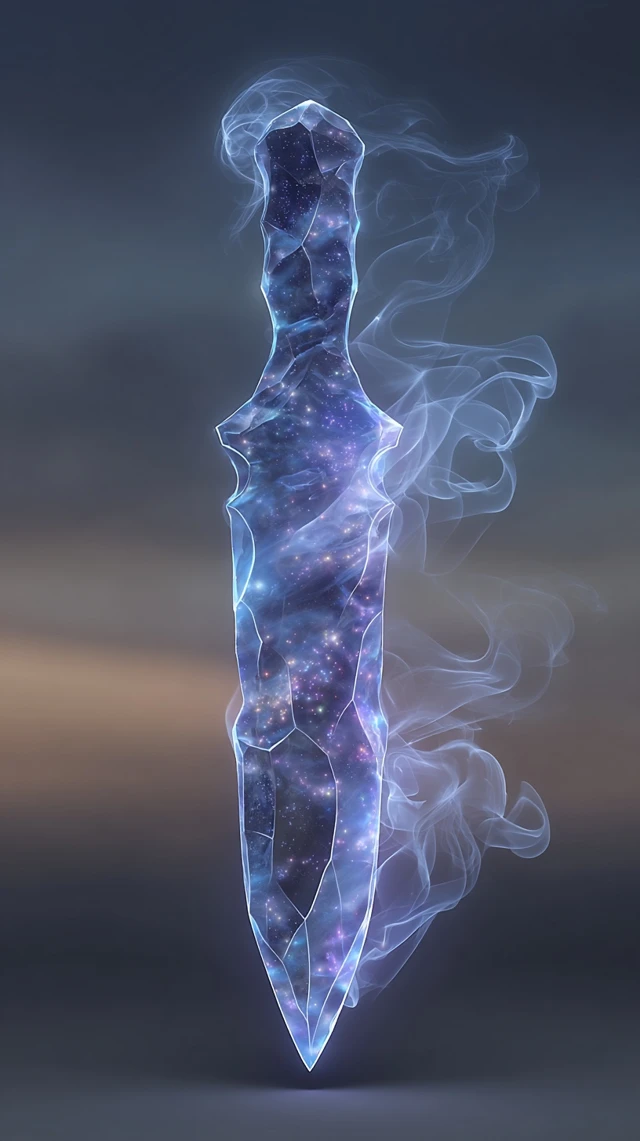 Shadow Dagger Translucent Fantasy Art
