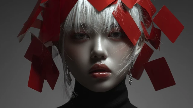 Korean Woman Album Cover Art