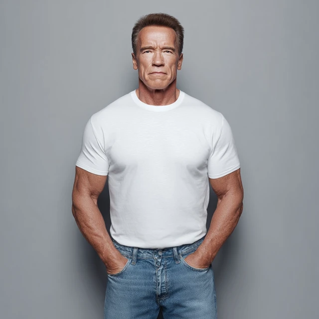 Arnold Schwarzenegger Hyperrealistic Portrait