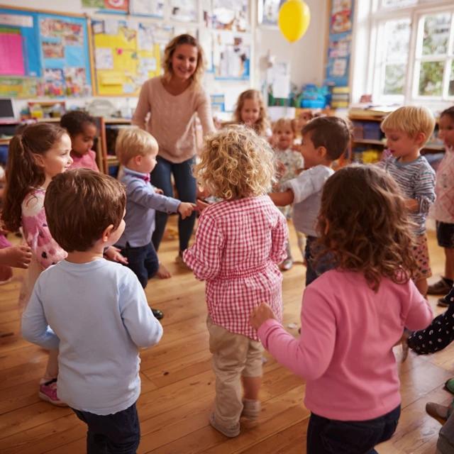 Kindergarten Music and Movement Class