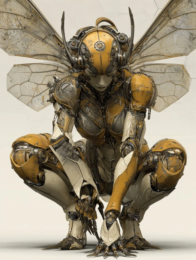 Android Hornet Hybrid Creature in Action