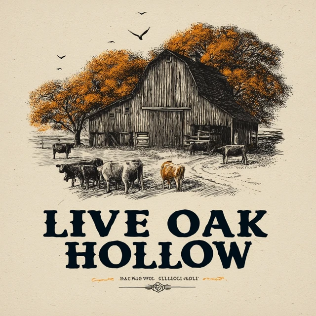 Live Oak Hollow Logo Farm Life YouTube Channel