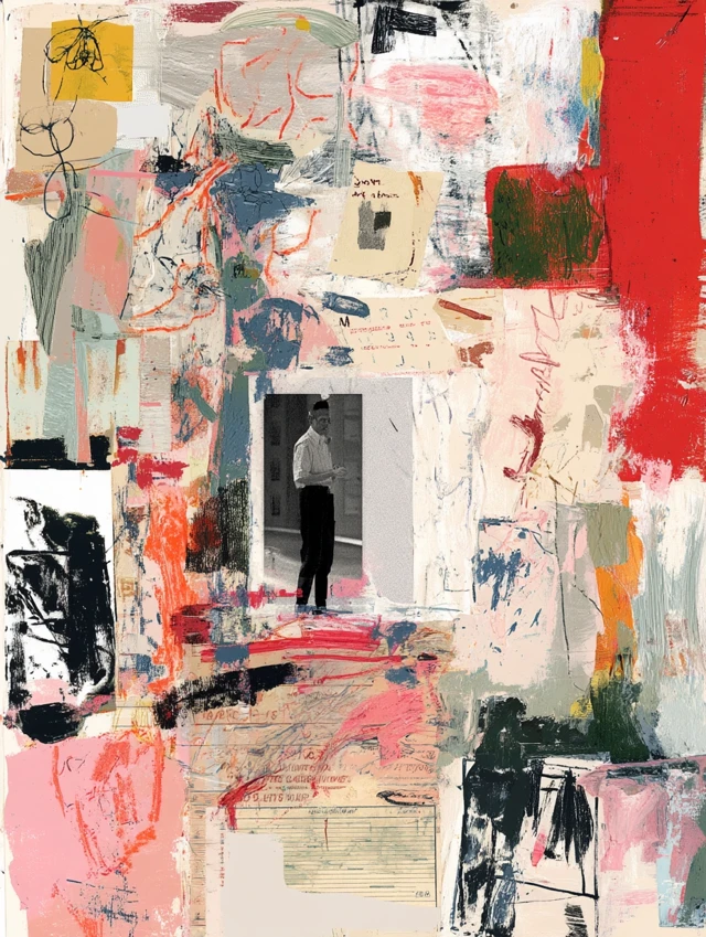 Colorful Collage Art Inspired by Motherwell and Frank