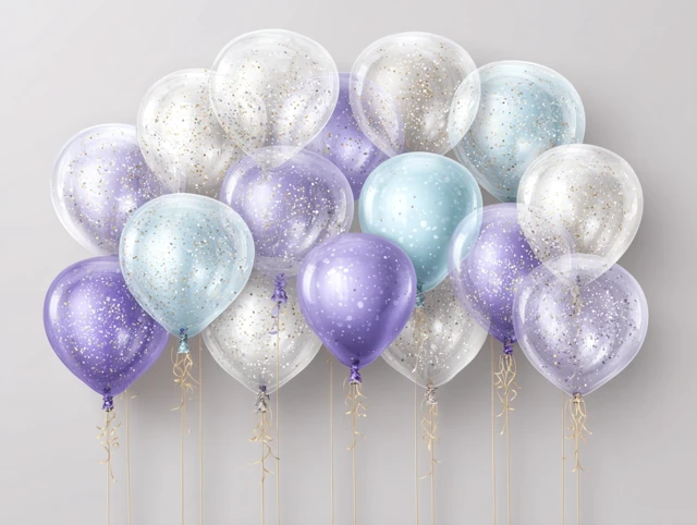 Confetti Balloons Birthday Celebration Decoration