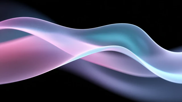 Abstract Holographic Light Ribbons Background
