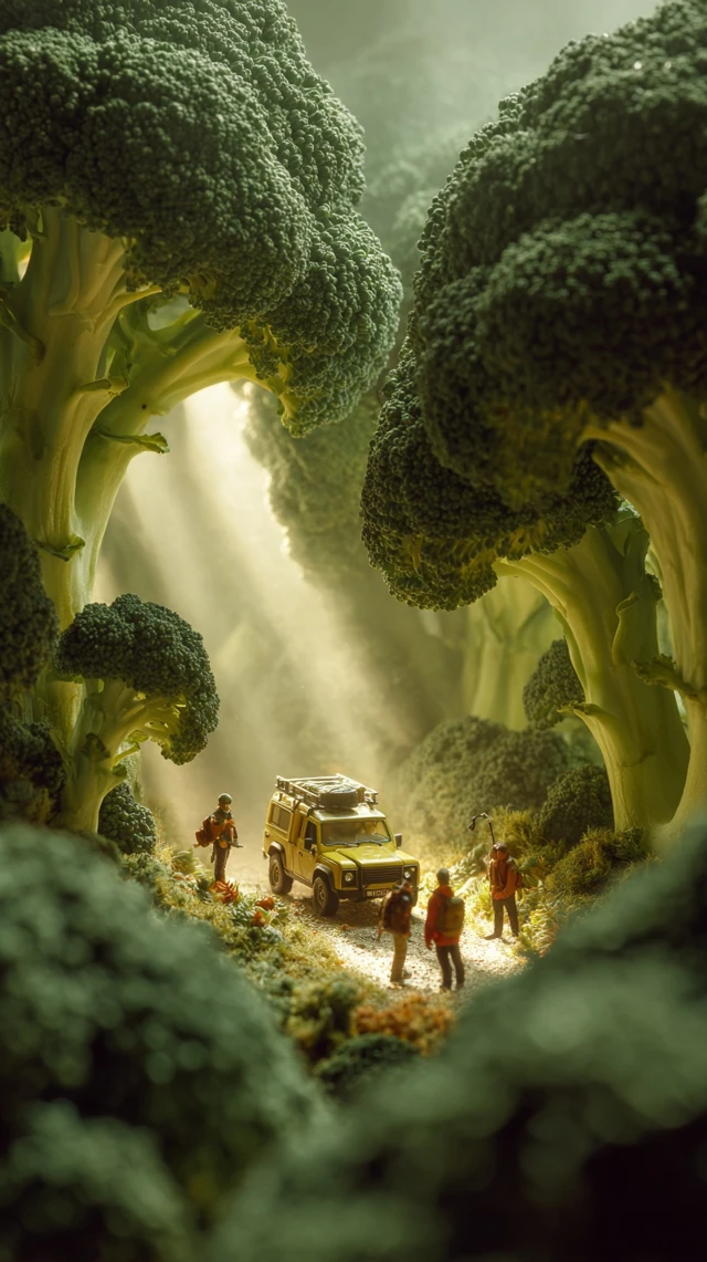 Surreal Expedition Broccoli Forest Miniature