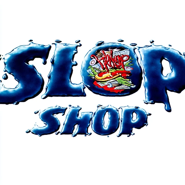 Slop Shop Text Logo Design
