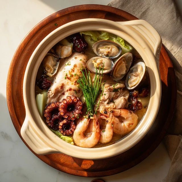 Korean Seafood and Chicken Hot Pot Haesintang