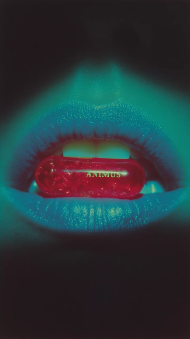 Animus Pill Lips 1980s Grindhouse Horror