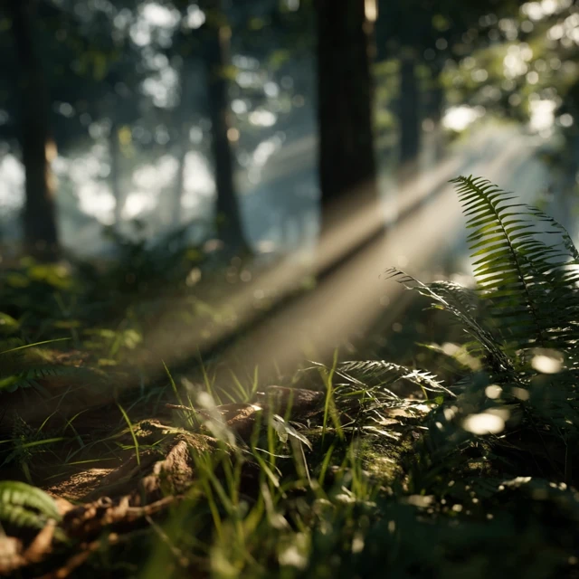Foggy Forest Scene Unreal Engine 5