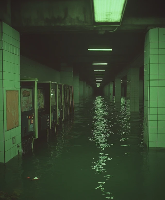 Eerie Arcade Tunnel Analog Horror Snapshot