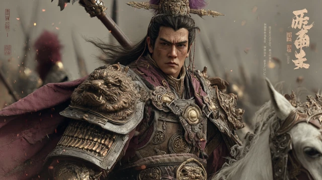 Lu Bu Warrior Portrait Cinematic Battlefield