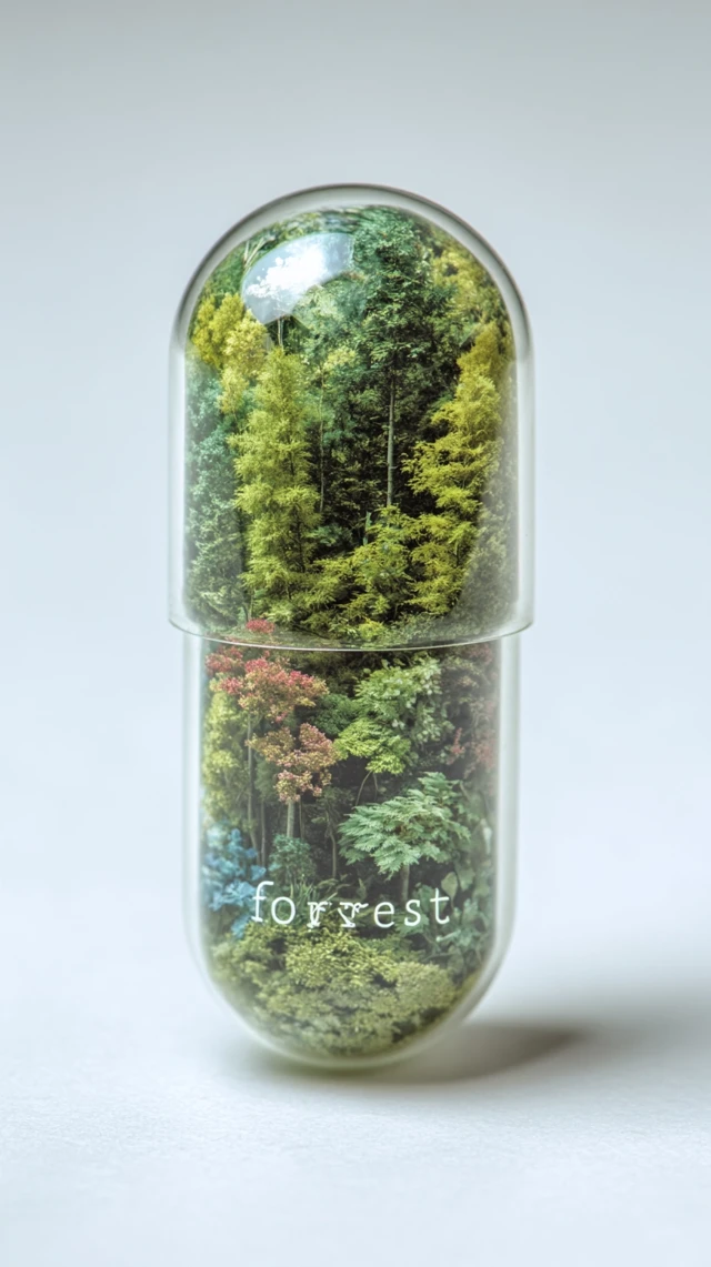 Vitamin Design Forest Inside Capsule Photography