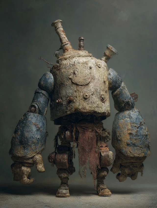 Rock Golem Character Illustration