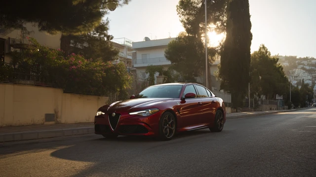Alfa Romeo Giulia Veloce 2020 on Athens Riviera Street
