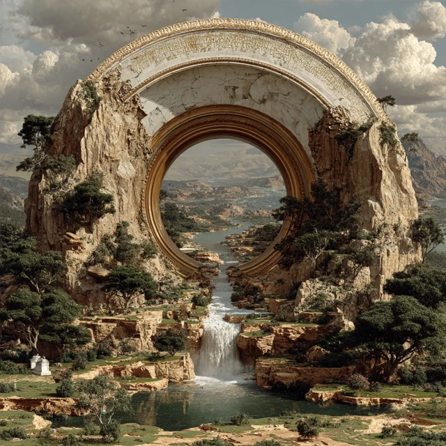 Neoclassical Painting Cognis Infinitum