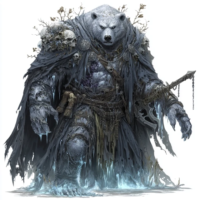 Undead Bear Barbarian: Spectral Fury