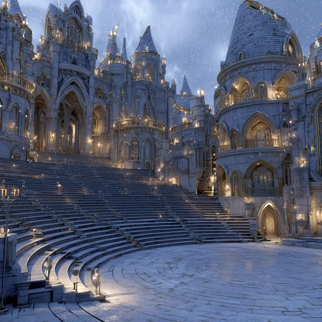 Fantasy Arena Theater Digital Art