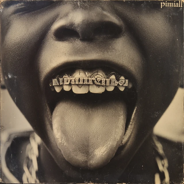 Vintage Record Cover Child with Grill by Jamel Shabazz