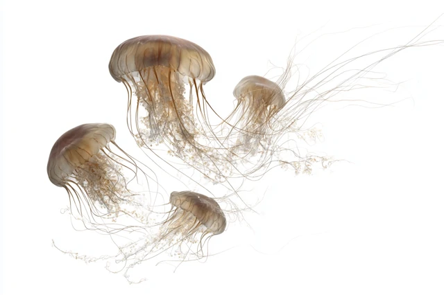 Jellyfish Photography: Stunning 4K Images on White