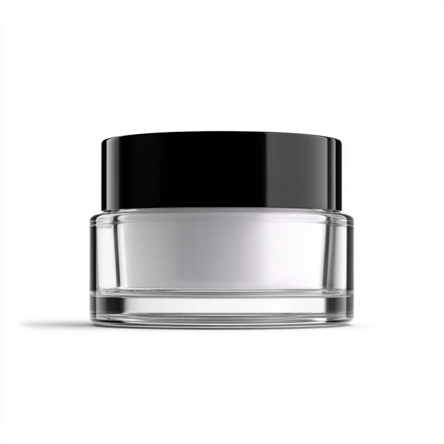 Cosmetic Cream Jar Product Packaging Minimalist Design
