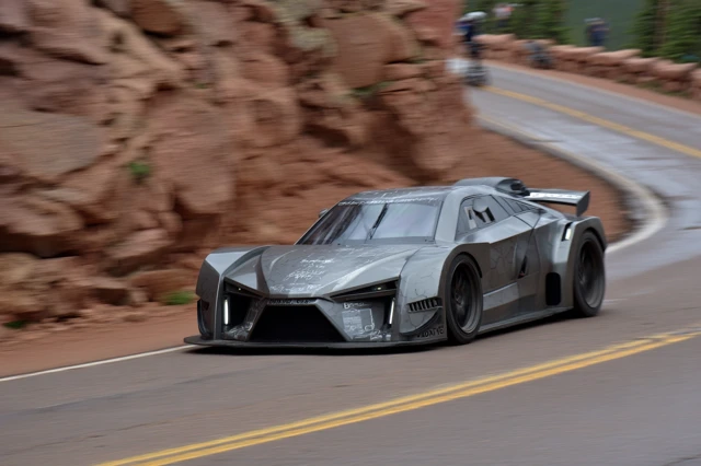 Pikes Peak Hillclimb Monster Widebody Futuristic Car
