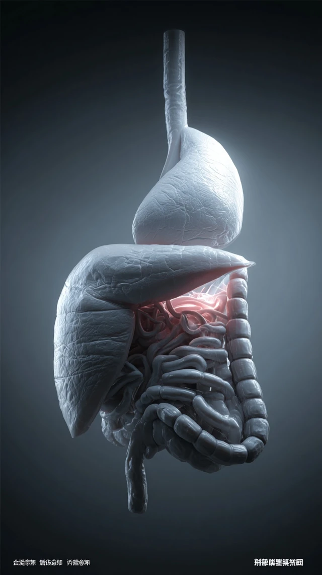 Human Anatomy 3D Model Digestive System Medical Illustration
