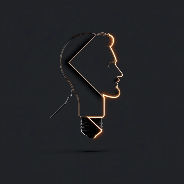 Modern Light Bulb Logo Design