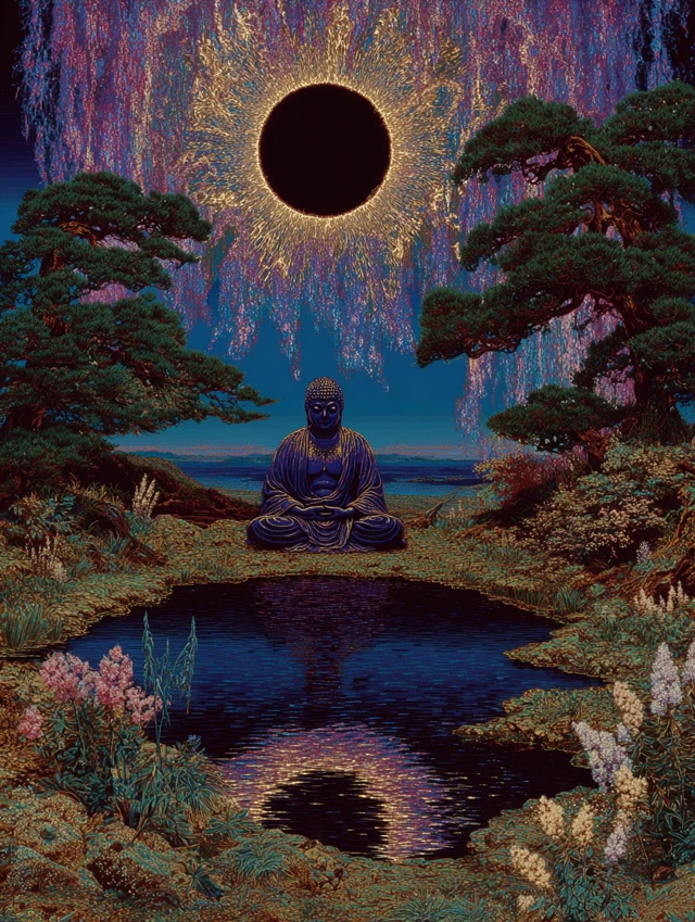 Cosmic Landscape Fantasy Art