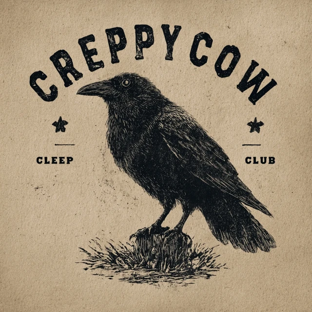 Creepy Crow Club Logo Design
