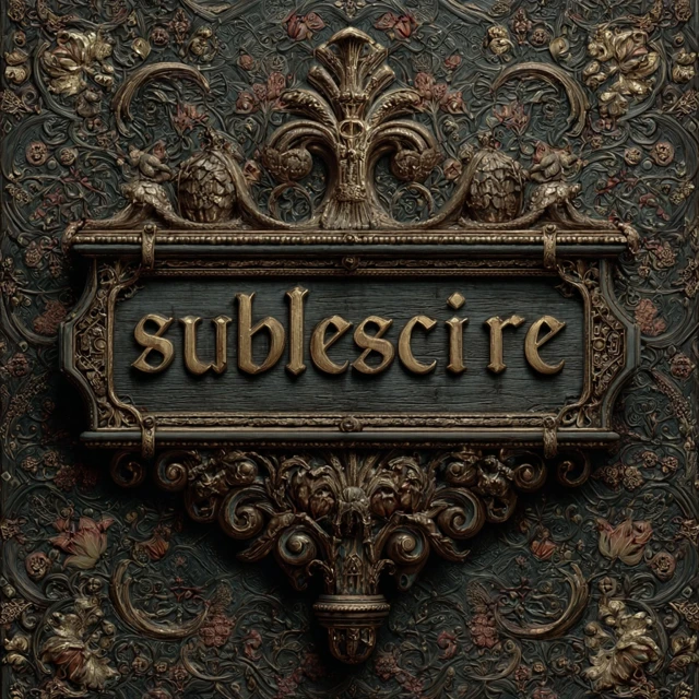 Subscribe Sign Gothic Background for Blog