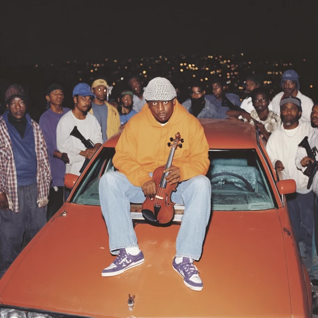 Gangster Rapper Playing Violin 90s Scene