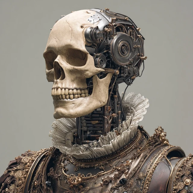 Cybernetic Android in Renaissance Style