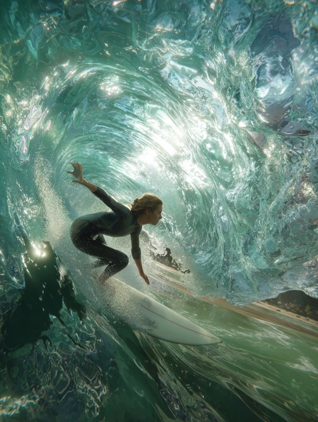Surfing the Wave Tunnel GoPro Style